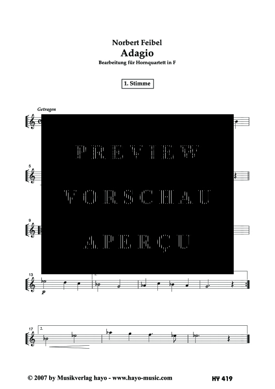 gallery: Adagio, , (Horn Quartett)
