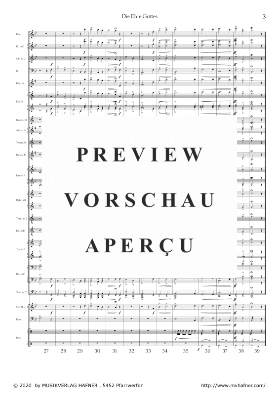 Product gallery: Page 7 of 11 Die Himmel rühmen, , (large wind orchestra)