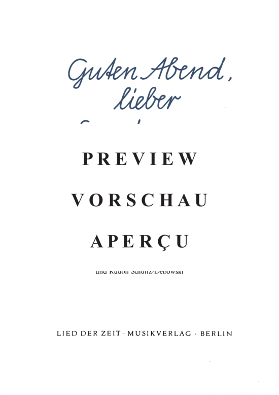 gallery: Guten Abend, lieber Sandmann , , (Klavier + Gesang)