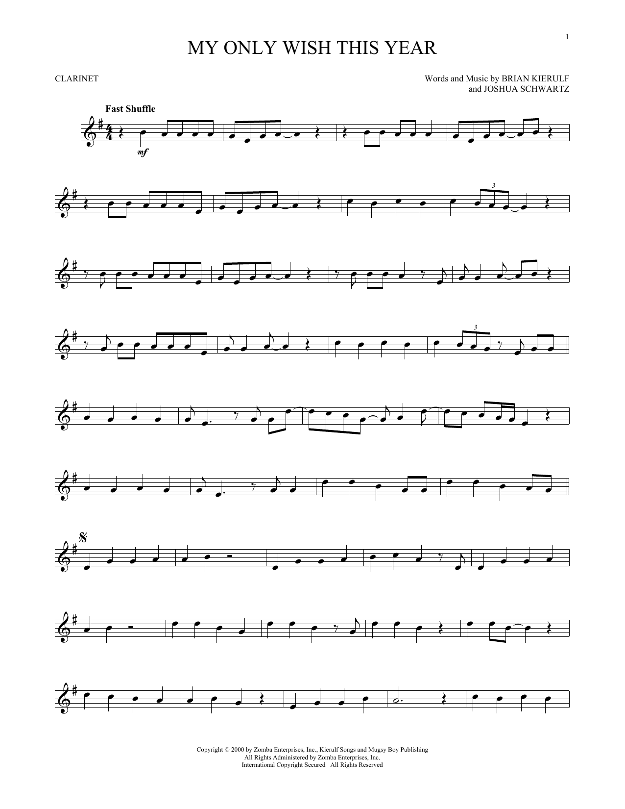 Product gallery: Page 1 of 1 My Only Wish This Year, Britney Spears