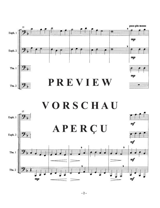 Product gallery: Page 4 of 10 Mon Coeur se Recommande a Vous , , (Tuba Quartett EETT)