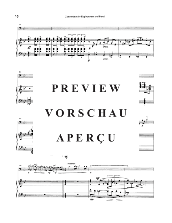 Product gallery: Page 21 of 21 Concertino , , (euphonium + piano)