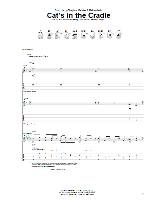 Produktbild zu: Cat's In The Cradle