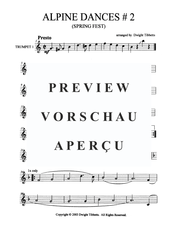 Produktgalerie: Seite 9 von 11 Alpine Dances #2, , Blechbläserquintett