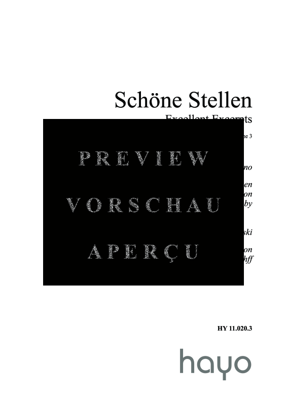 gallery: Schöne Stellen aus Oper und Konzert, Band 3, , (Klavier Solo)