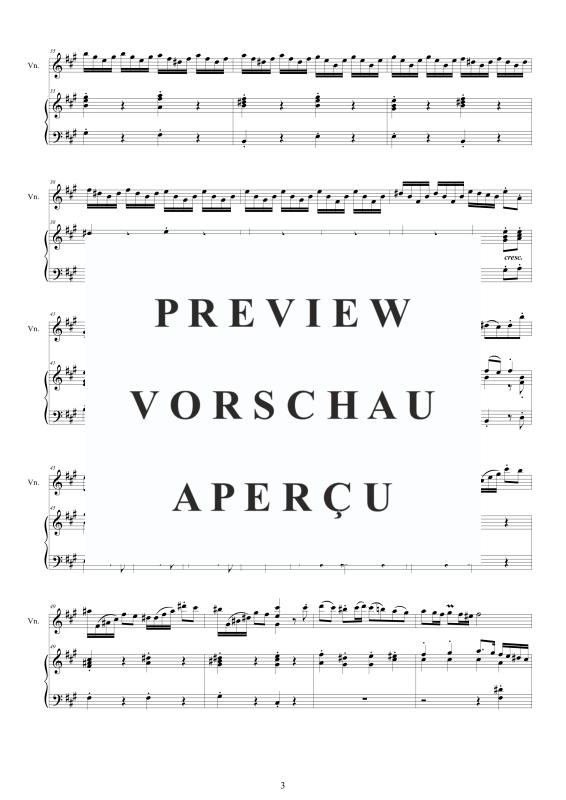 Produktgalerie: Seite 4 von 11 Violin Concerto No.4 in A-Dur Op.9, , Violine und Cembalo