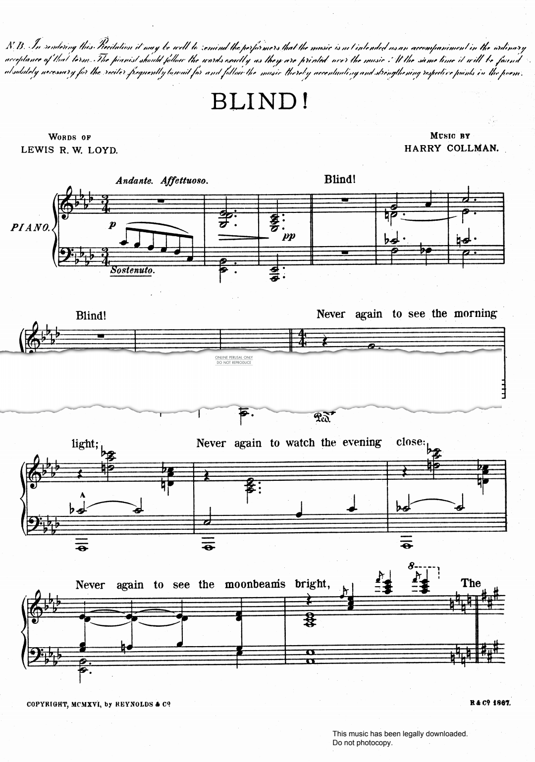 Produktgalerie: Seite 1 von 1 Blind!, Clara Hubbard, Gesang, Klavier
