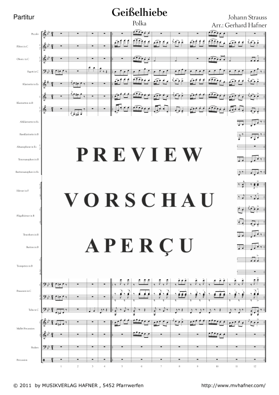 Product gallery: Page 6 of 11 Geißelhiebe, , (large wind orchestra)