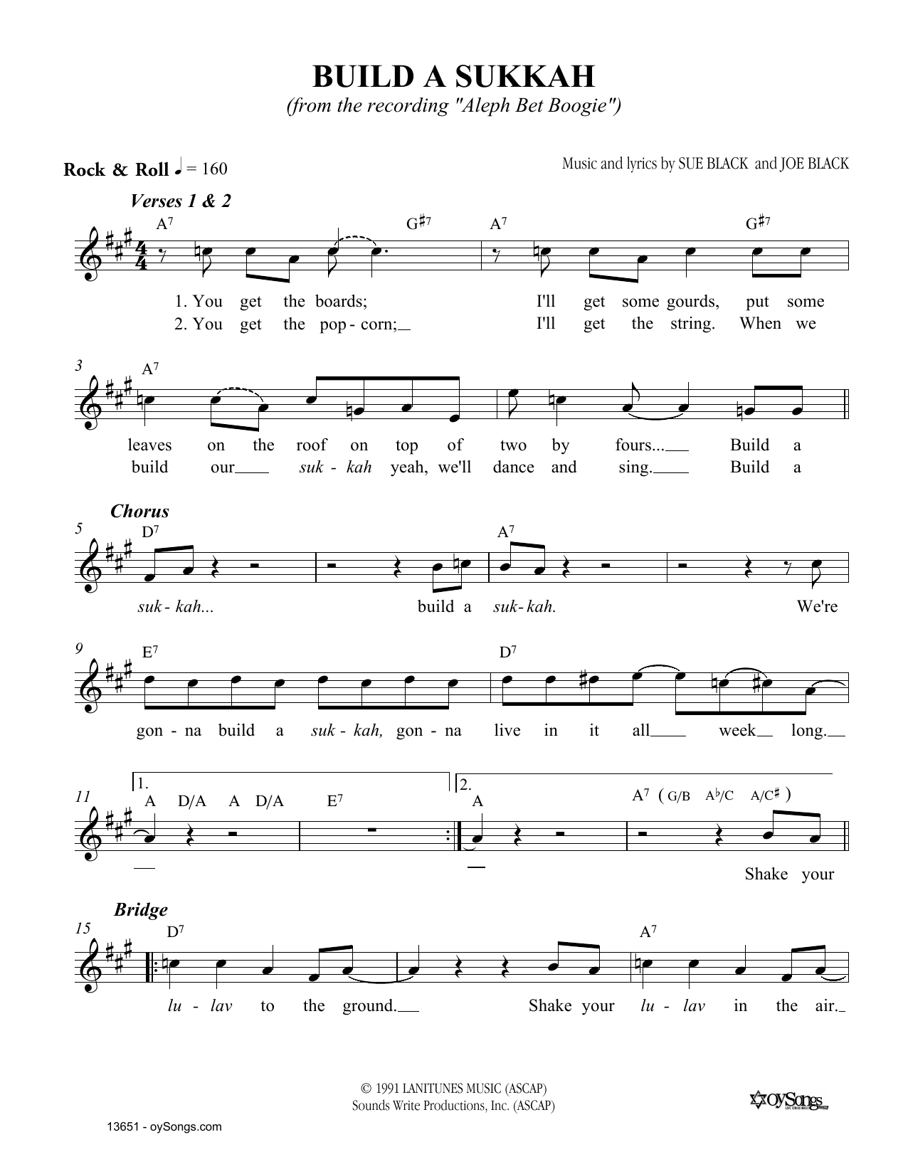 Produktgalerie: Seite 1 von 1 Build A Sukkah, Joe Black, Melodieinstrument