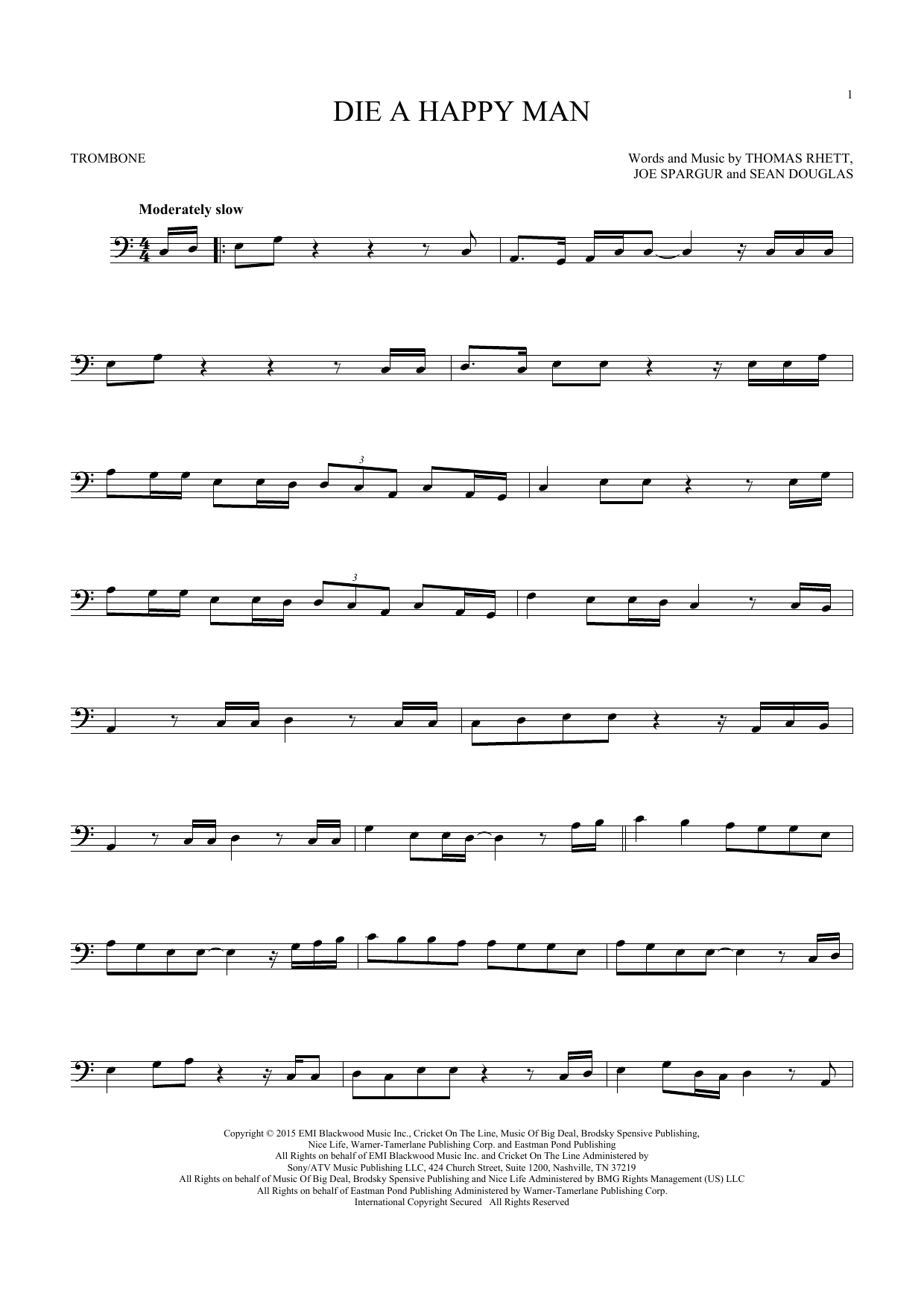 Product gallery: Page 1 of 1 Die A Happy Man, Thomas Rhett