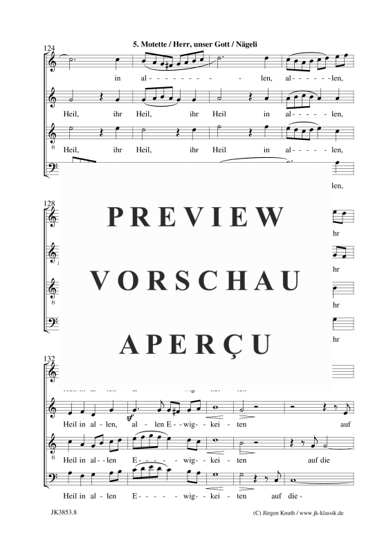 gallery: Herr, unser Gott , , (Gemischter Chor)