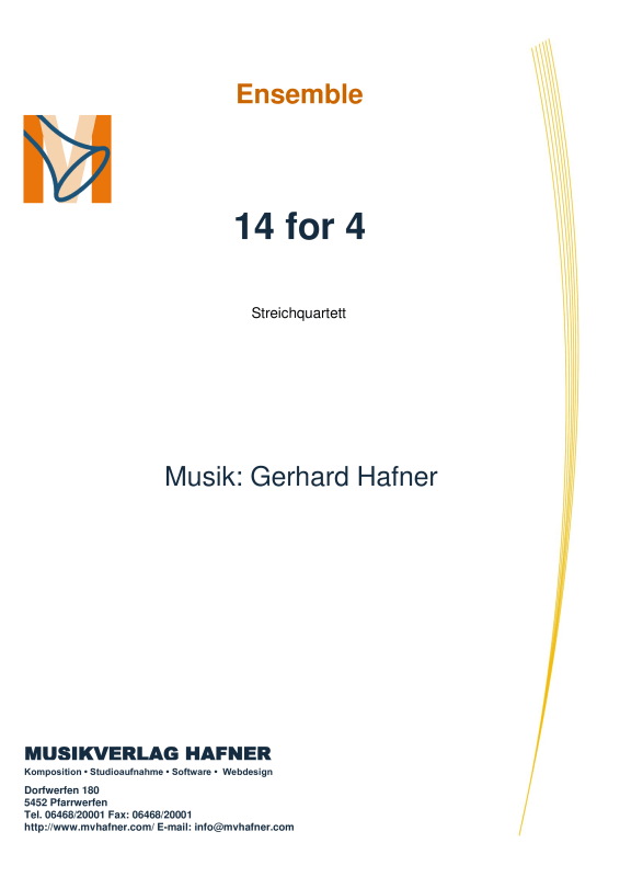 Produktbild zu: 14 for 4Gerhard Hafner