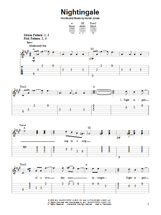 Product gallery: Page 1 of 1 Nightingale, Norah Jones
