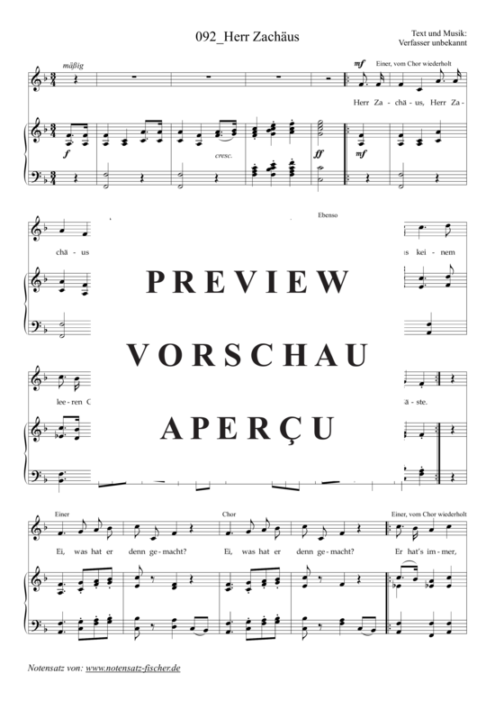 Product gallery: Page 2 of 3 Herr Zachäus , , (voice + piano)