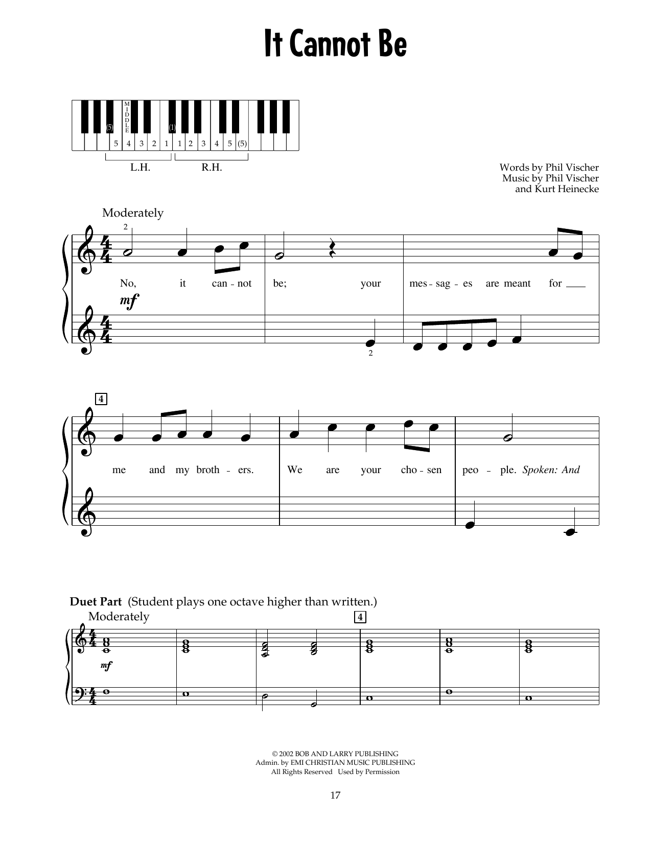 Produktbild zu: It Cannot Be (from Jonah - A VeggieTales Movie)