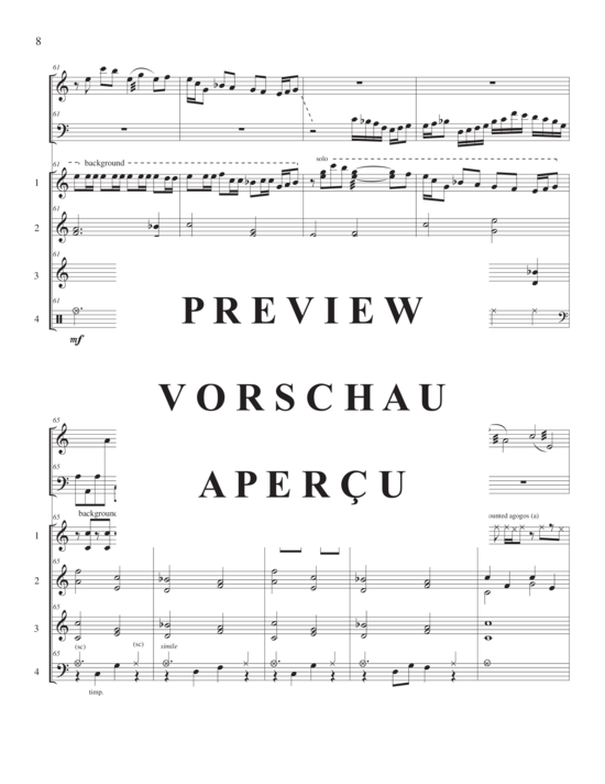 Product gallery: Page 13 of 21 Concerto for Marimba and Percussion Ensemble , , (marimba solo and 4-part percussion ensemble)