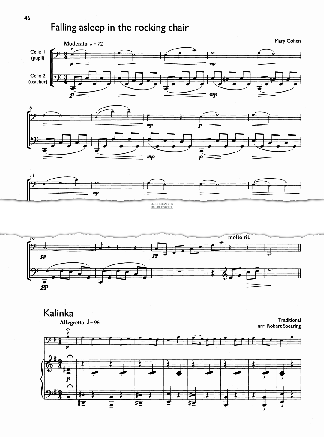 Produktgalerie: Seite 1 von 1 Falling Asleep In The Rocking Chair, Mary Cohen, Violoncello