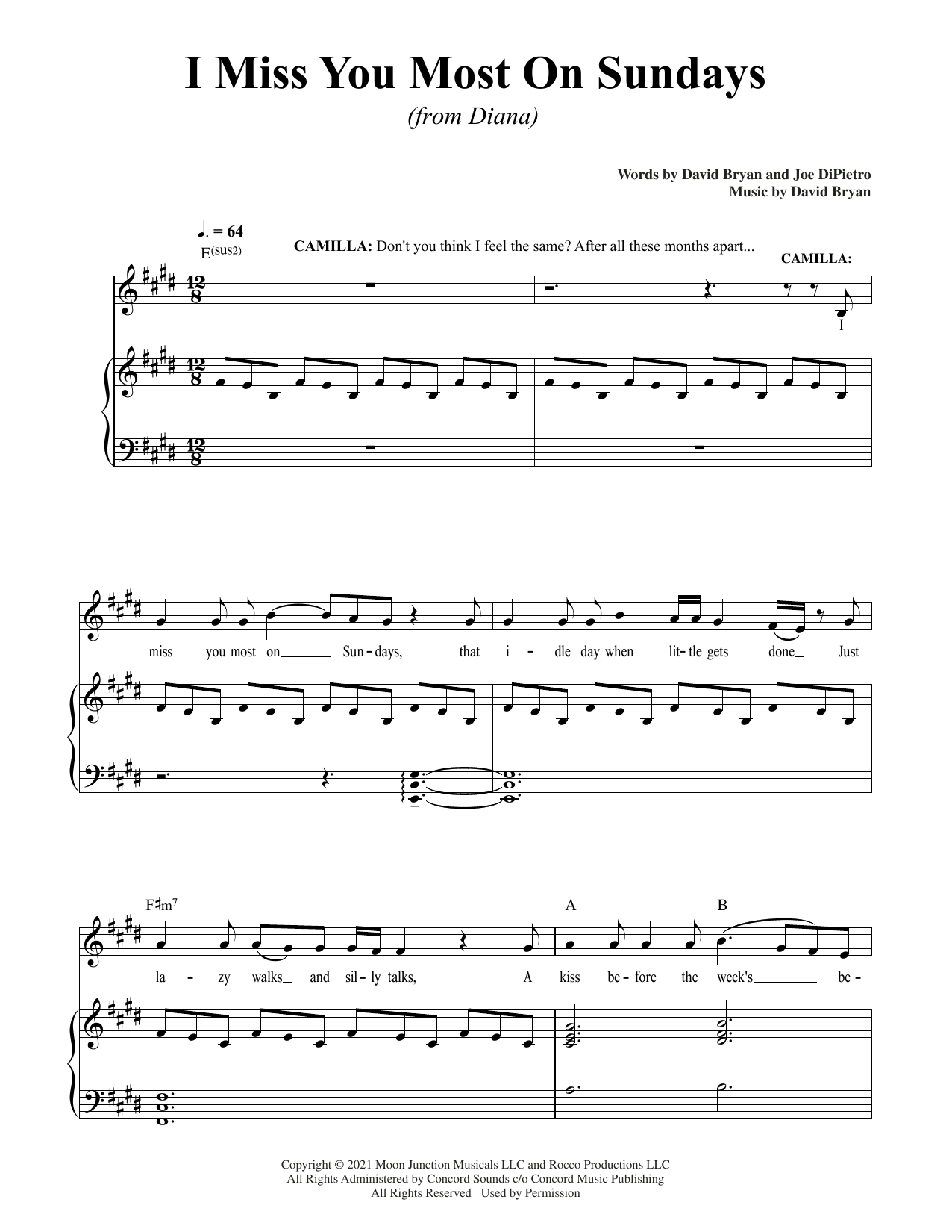 Produktbild zu: I Miss You Most On Sundays (from Diana)