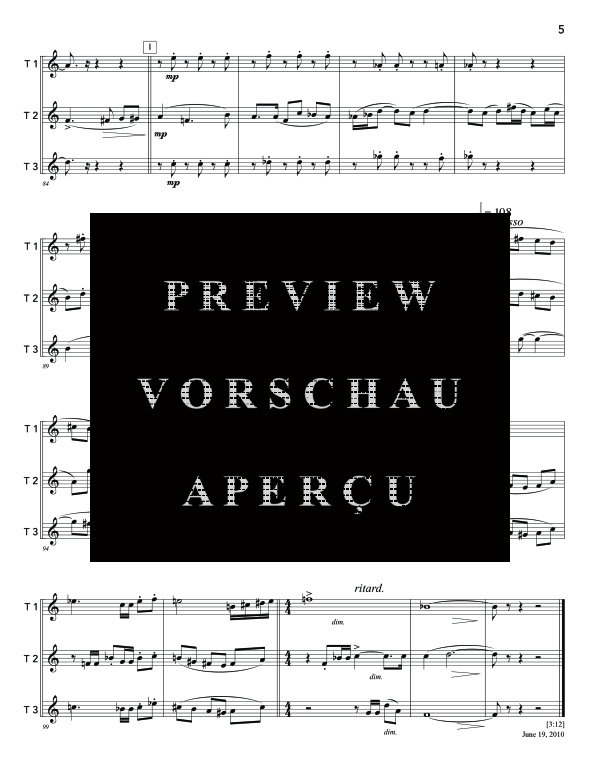 Produktgalerie: Seite 9 von 11 Serenade, Op. 195, , (Trompeten Trio)