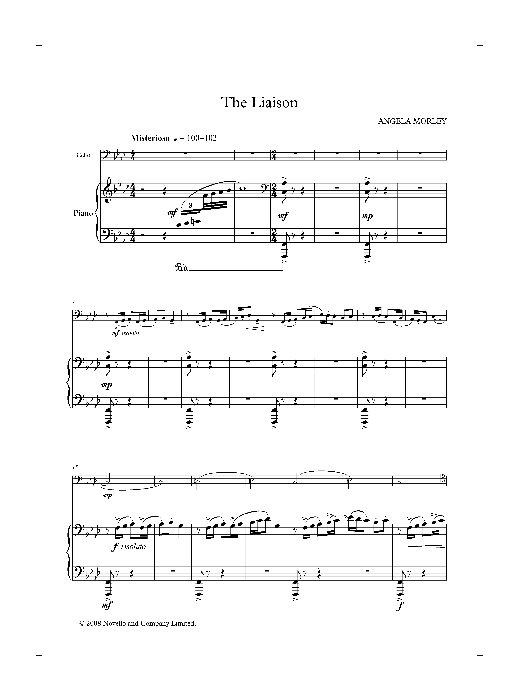 Produktgalerie: Seite 1 von 1 The Liaison (score and parts), Angela Morley, Klavier, Violoncello