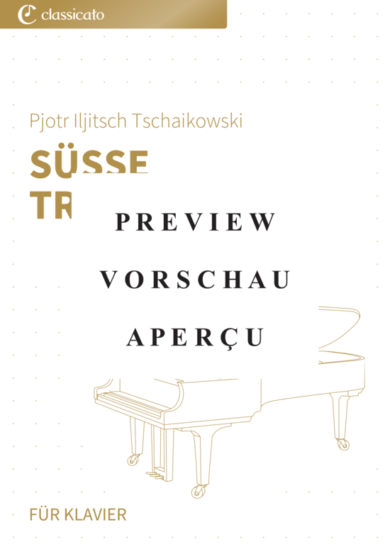 gallery: Süße Träumerei - Nr. 21 aus Kinderalbum op. 39 , , (Klavier Solo)