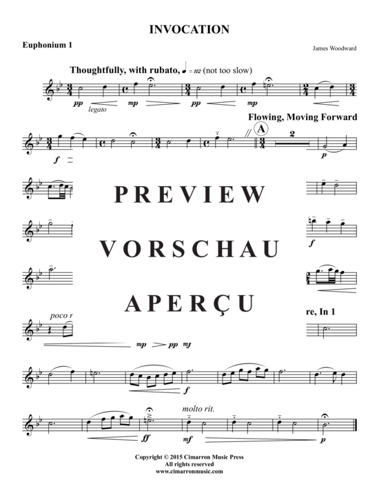 Produktgalerie: Seite 5 von 11 Invocation , , (4x Bariton/Posaune)