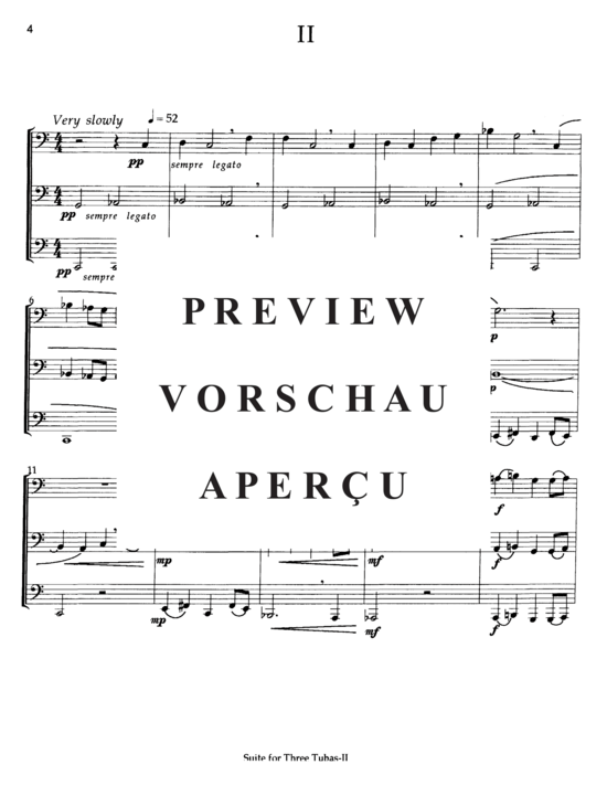 Produktgalerie: Seite 7 von 21 Suite for Three Tubas , , (Tuba Trio)