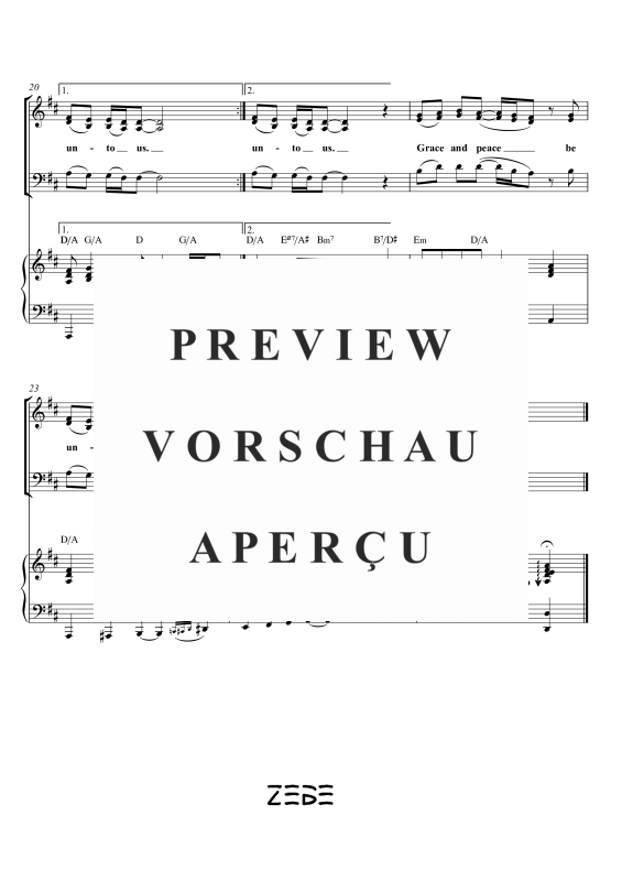 Produktgalerie: Seite 8 von 8 Proem (Grace and Peace), , Gemischter Chor SAB und Klavier
