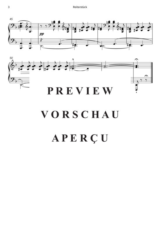Produktgalerie: Seite 6 von 6 Reiterstück - Nr. 23 aus Album für die Jugend op. 68 , , Klavier Solo