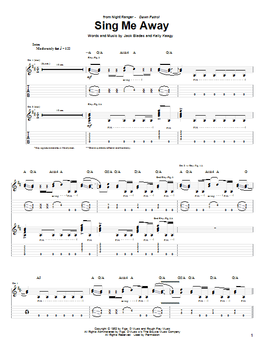 Product gallery: Page 1 of 1 Sing Me Away, Night Ranger