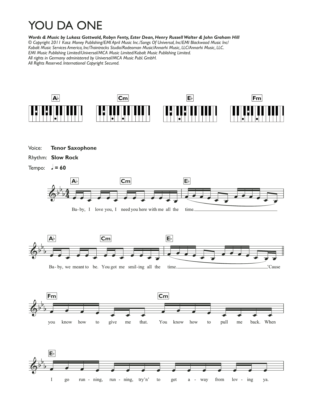 Produktbild zu: You Da One