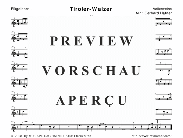 Product gallery: Page 9 of 11 Tiroler-Walzer, , (woodwind and brass)