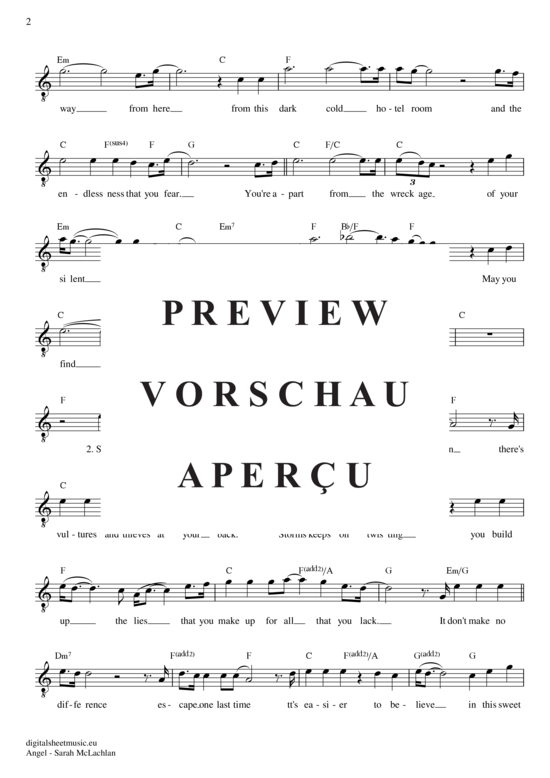 Product gallery: Page 3 of 4 Angel , McLachlan, Sarah, (Keyboard)