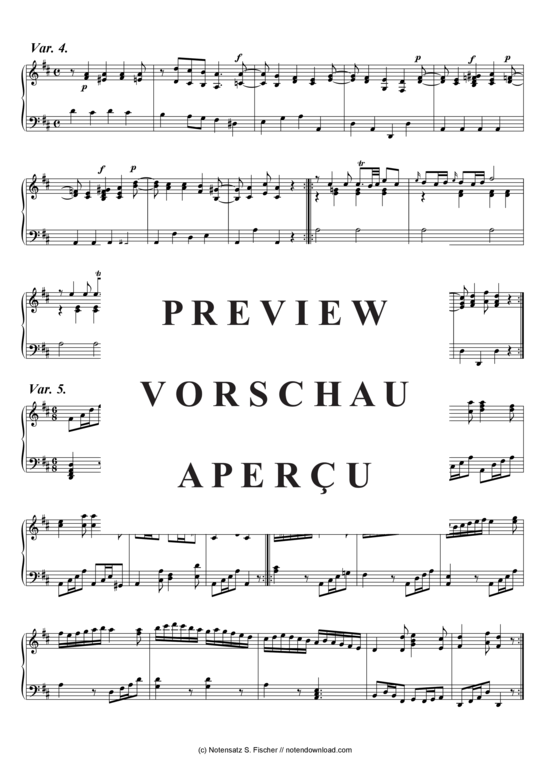 Produktgalerie: Seite 5 von 5 Marsch der Leibgarde zu Hessen-Cassel , , Klavier Solo