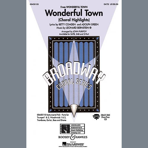 cover: Wonderful Town (Choral Highlights) (arr. John Purifoy), Leonard Bernstein