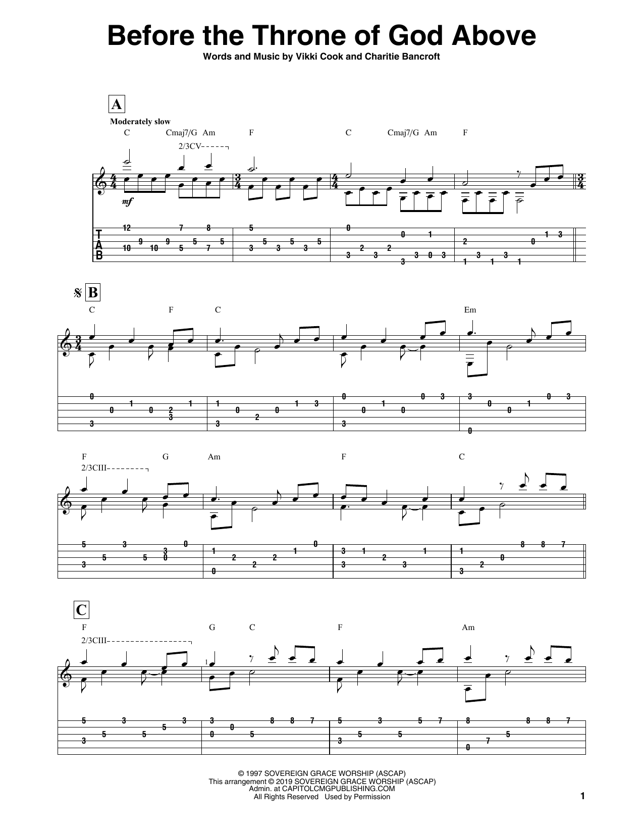 Produktgalerie: Seite 1 von 1 Before The Throne Of God Above, Shane & Shane, Gitarre