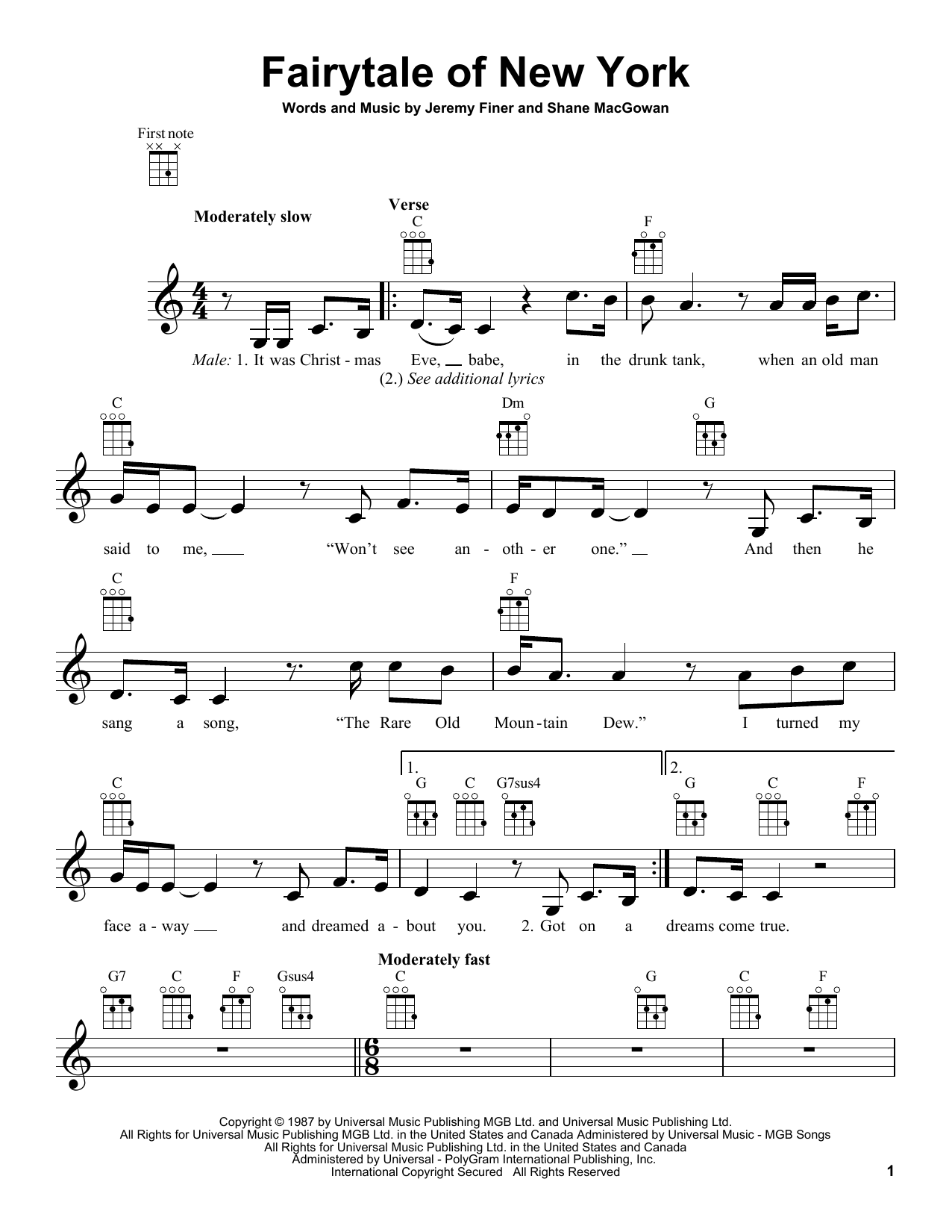 Product picture to:  Fairytale Of New York - The Pogues & Kirsty MacColl