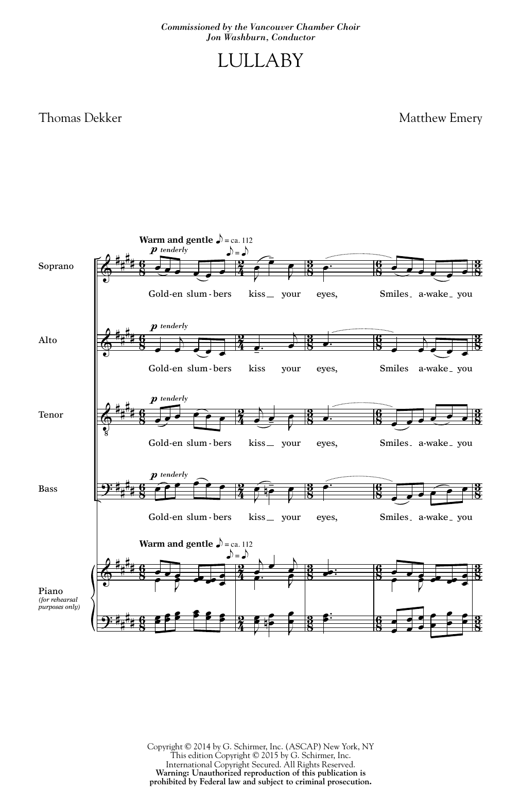 Produktbild zu: Lullaby
