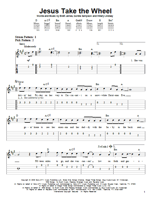 Produktbild zu: Jesus Take The Wheel