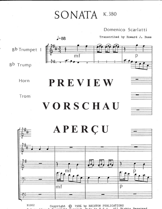 Produktgalerie: Seite 4 von 21 Sonata , , (Blechbläserquintett)