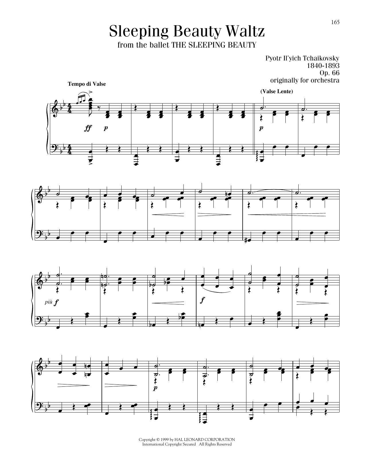 Produktbild zu: The Sleeping Beauty Waltz