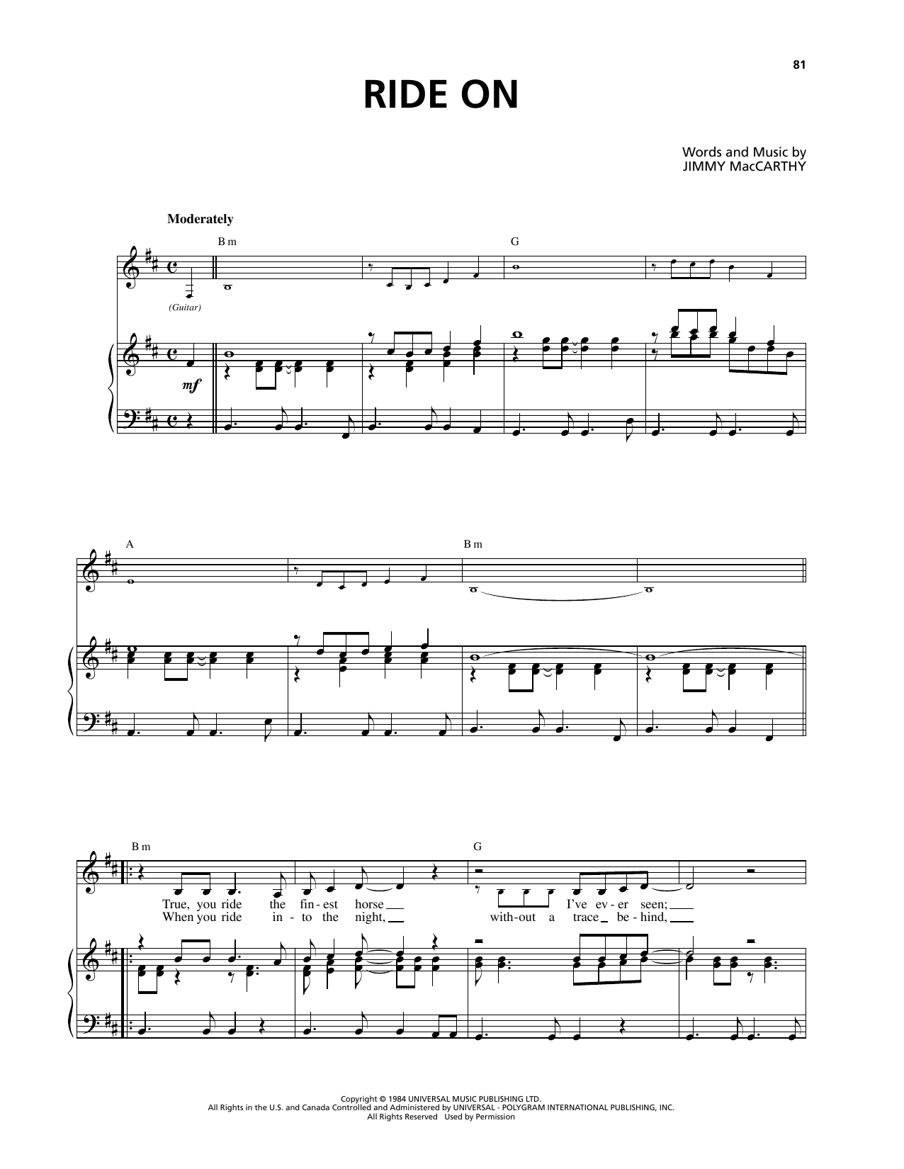 Produktgalerie: Seite 1 von 1 Ride On, Celtic Thunder, Gesang, Klavier