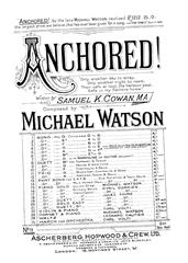 cover: Anchored, Michael Watson