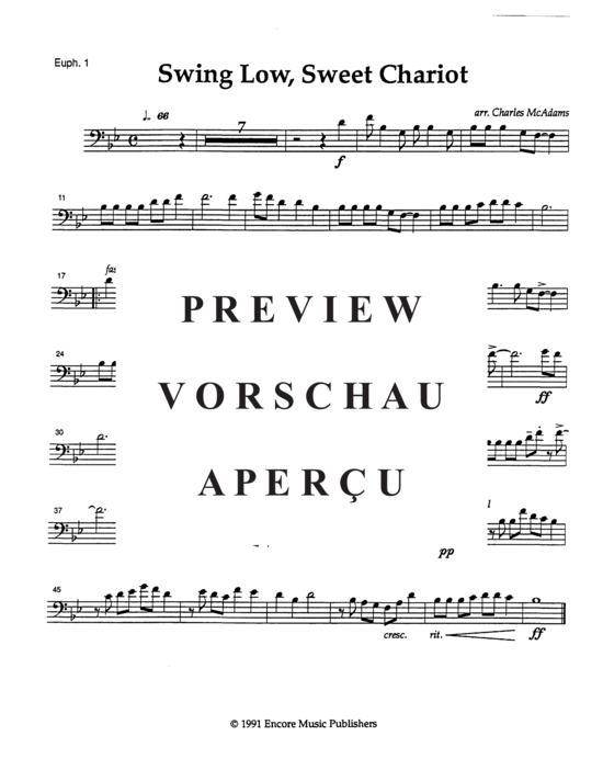 Produktgalerie: Seite 6 von 8 Swing Low, Sweet Chariot , , (Tuba Trio ETT)