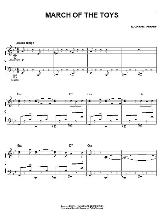 Produktbild zu:  March Of The Toys - Victor Herbert