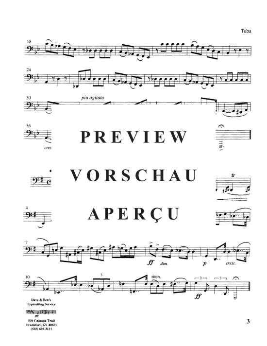Product gallery: Page 14 of 14 Three Chopin Preludes , , (tuba + piano)