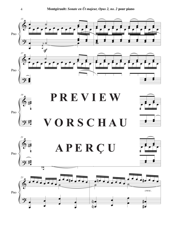 Product gallery: Page 5 of 21 Sonata in C major, Opus 2 no. 2 , Nicolas Horvath, Piano Solo