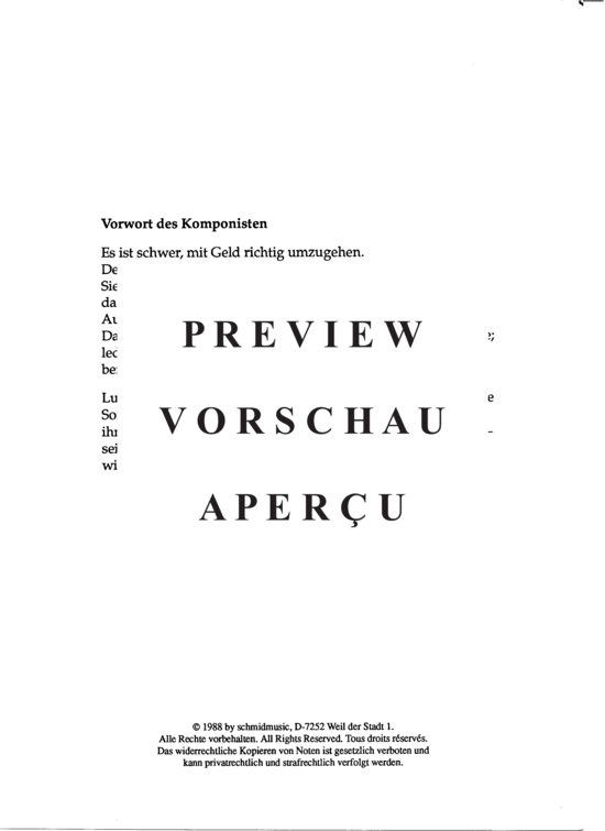 Product gallery: Page 3 of 21 Geldscheinsonate, 3 Sätze , , Piano Solo