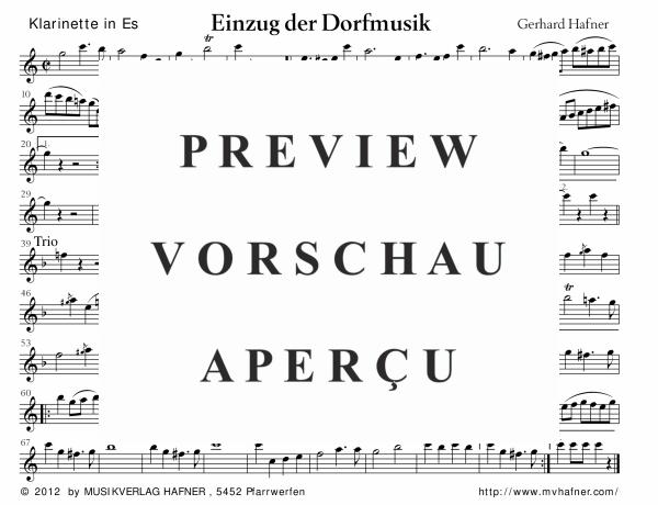 Product gallery: Page 11 of 11 Einzug der Dorfmusik, , (large wind orchestra)