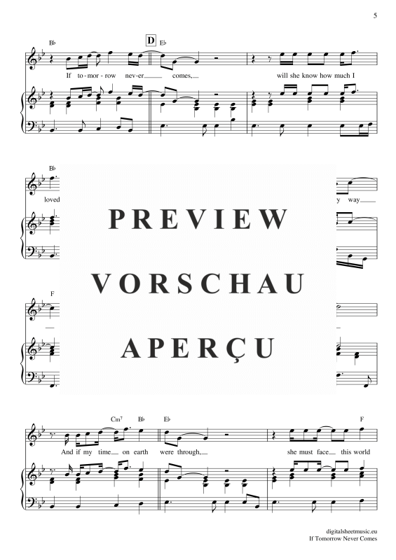 gallery: If Tomorrow Never Comes , Keatin, Ronan, Piano and Voice